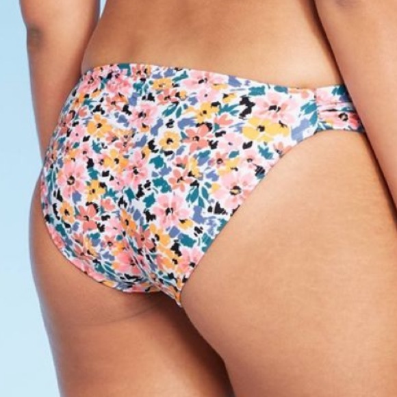 Xhilaration Junior Floral Hipster Bikini Bottom - Picture 4 of 11